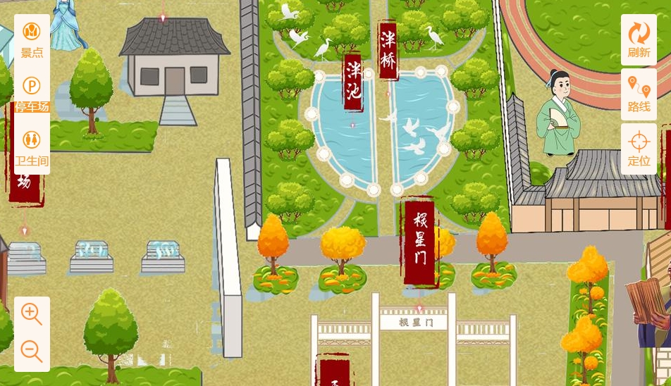 江北手绘地图景区语音讲解导览系统：智慧景区建设的基石